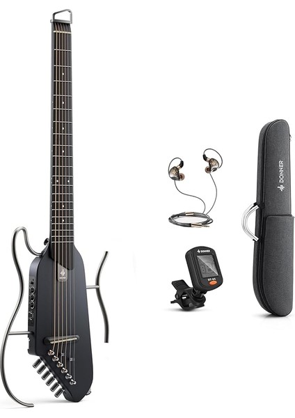 Hush-I Silent Gitar (Siyah)