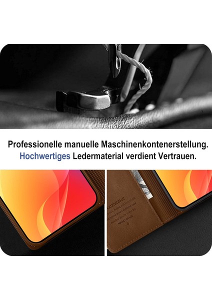 Samsung Galaxy S25 Ultra Uyumlu Ekran Koruyuculu Kılıf Kapaklı Kartlıklı Deri Görünümlü Standlı Kapak modelleri