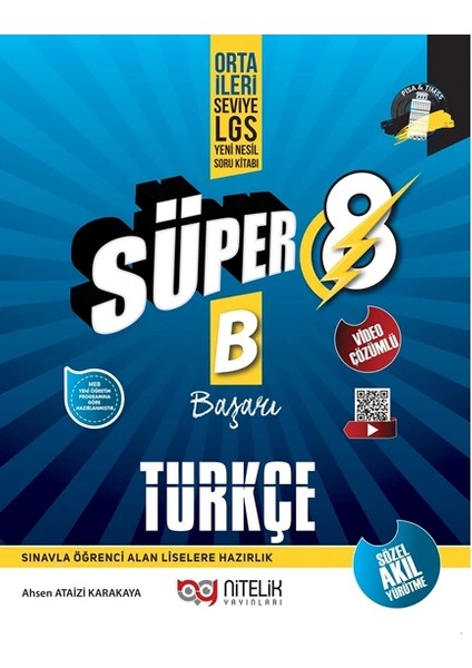 8. Sınıf Türkçe (A) (B) Paragraf Beceri Temelli Soru Kitabı Seti Yeni fırsatları