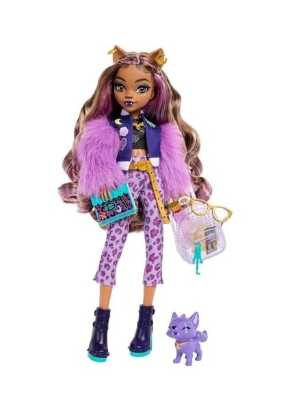 Evcil Köpeği ​ ile Sırt Çantası, Ajanda ve Atıştırmalıklar Gibi Aksesuarlarıyla Clawdeen Bebek, HRP65 fiyatları