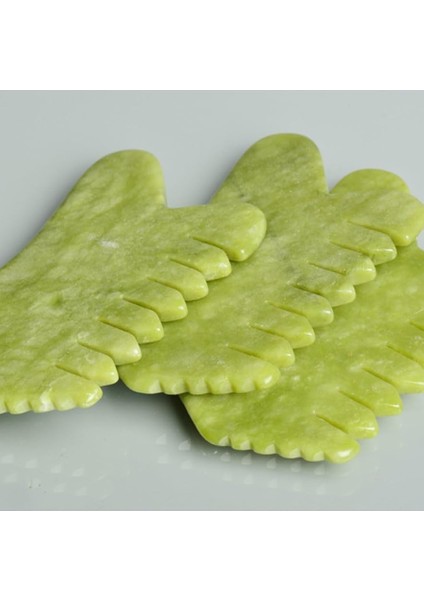 Elegance Çok Amaçlı Yeşim Taşı Pro Gua Sha Tırtıklı Masaj Aleti Doğal Taş Tarak Jade Gua Sha Jade Hair Comb Saç, Yüz ve Cilt Bakımı Aleti fiyatları
