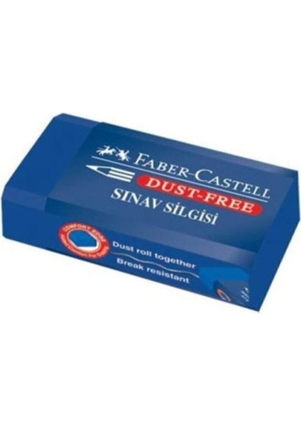 Faber Castell Sınav Silgisi Mavi 3'lü fiyatları