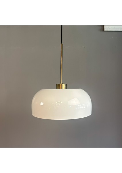 Beyaz Rocha Metal Avize Ince Eskitme Başlık Salon Masaüstü Mutfak Tekli Avize Lamba Aydınlatma fiyatları