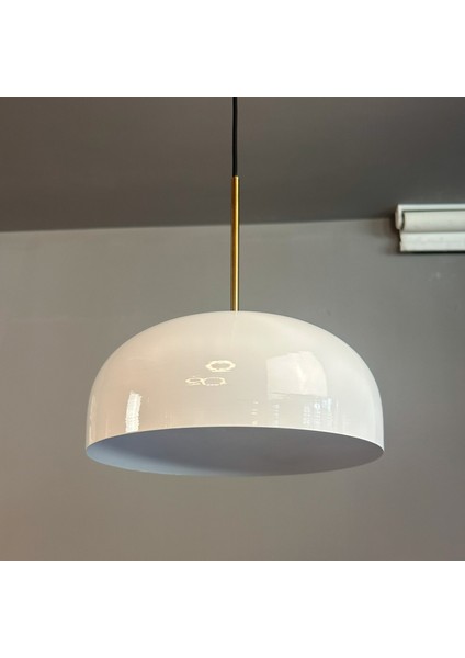 Beyaz Rocha Metal Avize Ince Eskitme Başlık Salon Masaüstü Mutfak Tekli Avize Lamba Aydınlatma modelleri