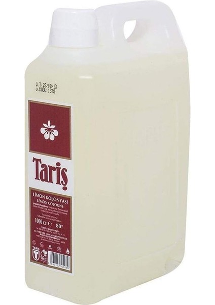 Kolonya Limon Kolonyası 80 Derece 1000CC Bidon