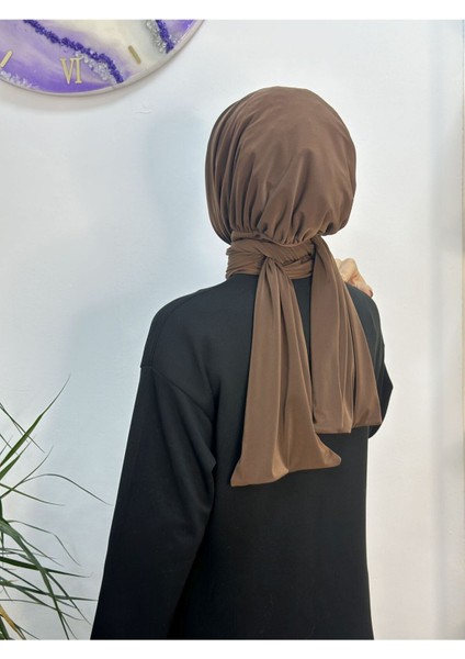 Ithal Kumaş Çıtçıtlı Hazır Şal Iki Sekılde Kullanılır Kahve modelleri