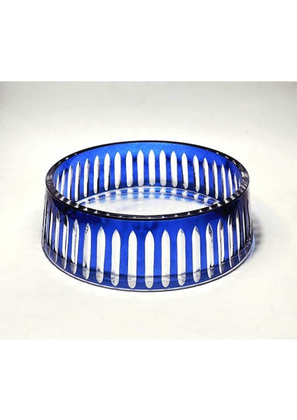 El Yapımı Kristal Vertical Desen Kesme Merkür Dekoratif Sunumluk Kase fiyatları