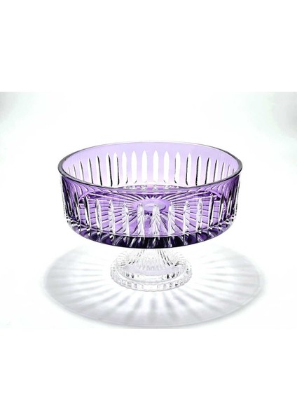 Kristal Kesme Dekor Sofra Kase Sunumluk Meyvelik 25CM fiyatları