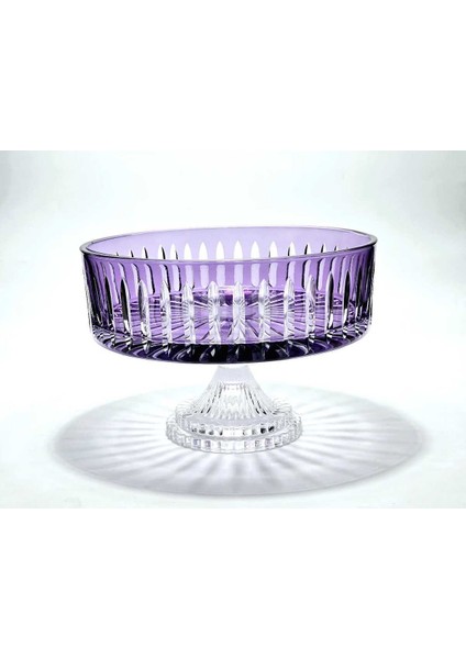 Kristal Kesme Dekor Sofra Kase Sunumluk Meyvelik 25CM modelleri