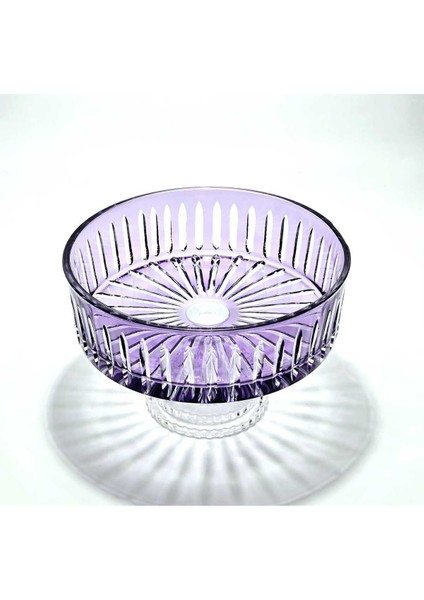 Kristal Kesme Dekor Sofra Kase Sunumluk Meyvelik 25CM fırsatları