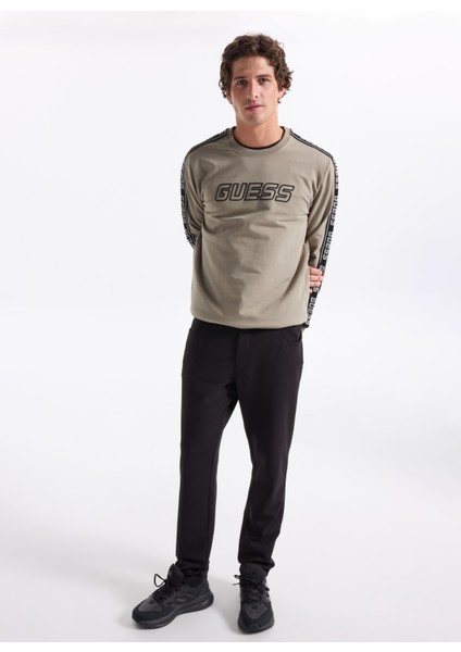 Bisiklet Yaka Haki Erkek Sweatshırt Z4GQ24K6ZS1-G9D5 Arlo Erkek Aktif fırsatları