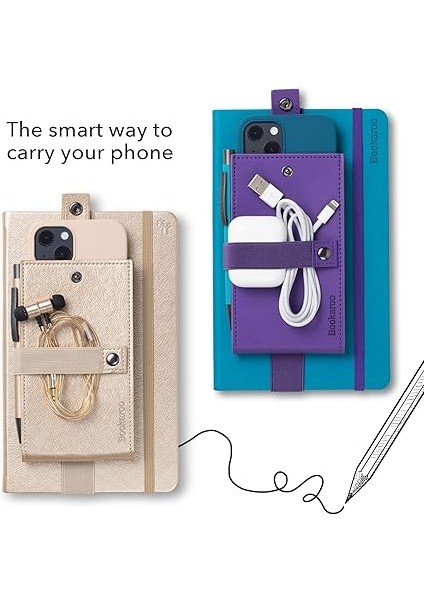 Bookaroo Defter Üstü Telefon Kılıfı Koyu Gri modelleri