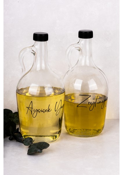 2li 1500ML Yağdanlık Seti Ayçiçek Yağı Zeytinyağı Etiketli 1.5 Litre Cam Şişe Yağlık Sosluk Sirkelik Satıcının Ortalama Ürün Puanı 4.6 fiyatları