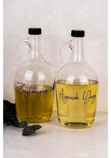 2li 1500ML Yağdanlık Seti Ayçiçek Yağı Zeytinyağı Etiketli 1.5 Litre Cam Şişe Yağlık Sosluk Sirkelik Satıcının Ortalama Ürün Puanı 4.6 fırsatları