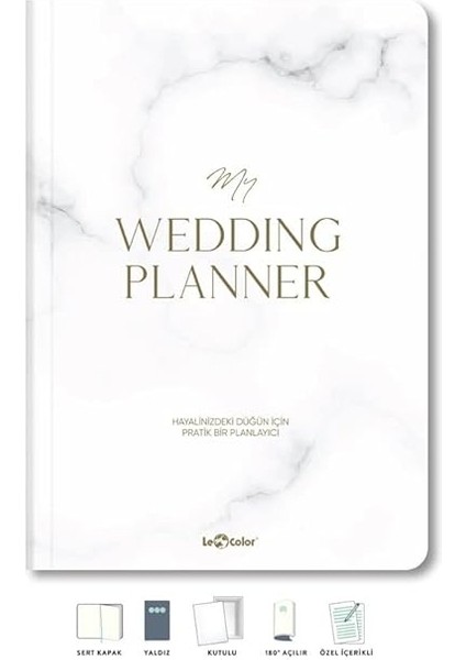 Color Düğün Planlayıcısı Set Wedding Planner Kit modelleri