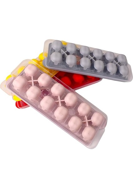 12'li Yuvarlak Silikon Tabanlı Kapaklı Bas Çıkar Buz Kalıbı 26X9 Cm, 12'li Silikon Tabanlı Buz Kalıbı, Kapaklı Bas Çıkar Buzluk fırsatları