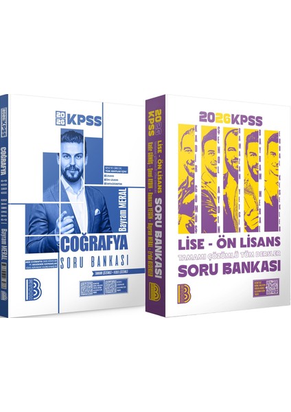 2026 Kpss Lise Ön Lisans Tüm Dersler Soru - 2026 Kpss Coğrafya Tamamı Çözümlü Soru Bankası