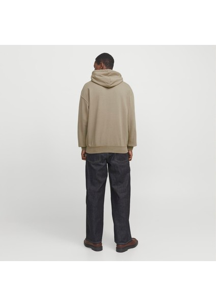 Erkek Kapüsonlu Düz Renk Sweatshirt- Charge modelleri