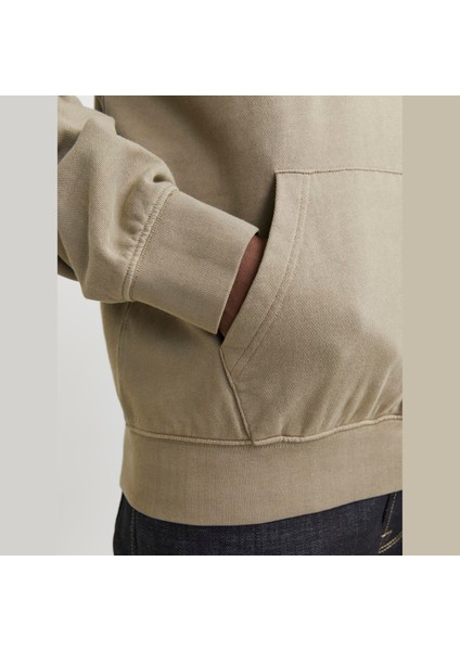 Erkek Kapüsonlu Düz Renk Sweatshirt- Charge fırsatları