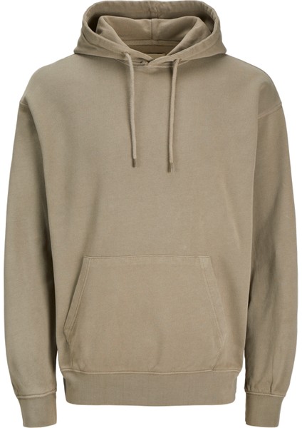 Erkek Kapüsonlu Düz Renk Sweatshirt- Charge indirimleri