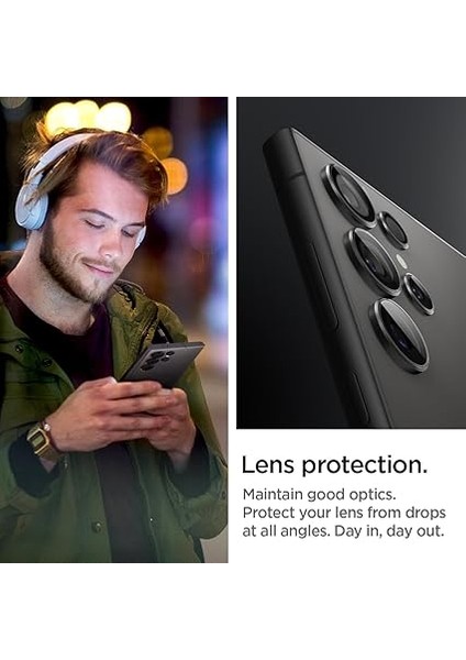 Galaxy S24 Ultra ile Uyumlu Kamera Lens Camı Koruyucu Kolay Kurulum Glas.tr Ez Fit Optik Pro (2 Adet) Black - AGL07425 modelleri