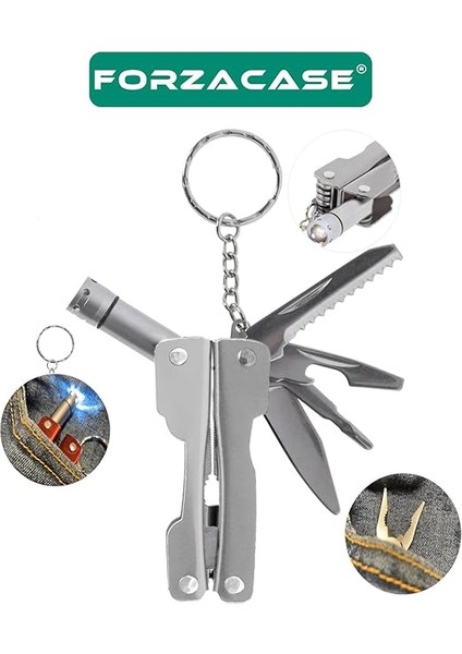 Çok Amaçlı 9in1 Katlanabilir Mini Pense Çok Fonksiyonlu Katlanır Metal Çakı - FC505 fırsatları