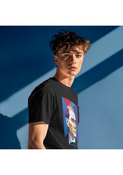 Atatürk Pop Art Tişört - Siyah modelleri