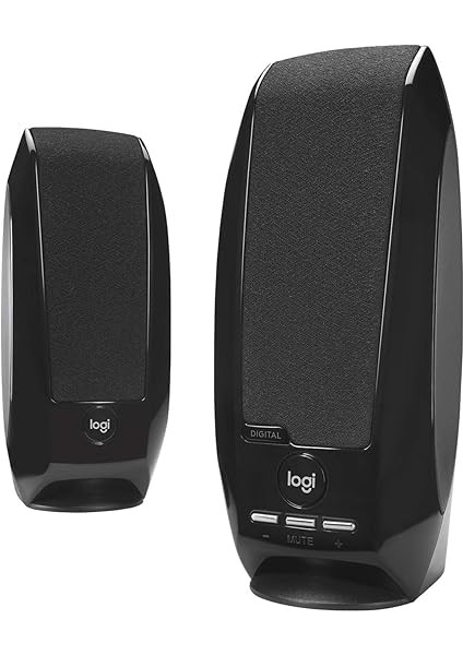 S150 USB Stereo Hoparlör, 2.0, Ince ve Hafif Tasarım, Kompakt ve Taşınabilir, Kolay Ses Kontrolleri, LED Işıklı Gösterge, Sessize Alma Tuşu, 2 W, Siyah indirimleri