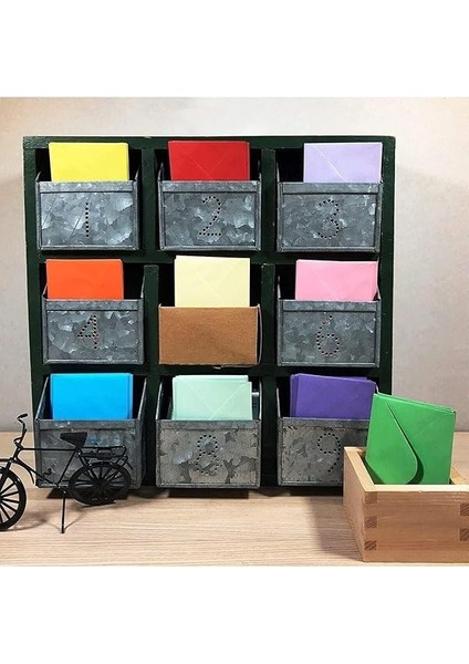 10 Adet, Renkli Zarf, 7x9 Cm, Renkli Mini Zarflar Karışık Renklerde, Kartvizit Zarfı indirimleri