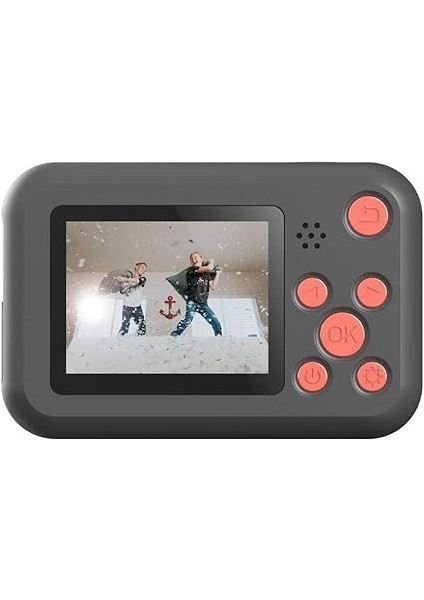 Funcam Çocuklar Için Fotoğraf Makinesi ve Kamera 1080P 12MP 2'' Fhd Ekran Çerçeveler ve Komik Filtreler Snake ve Tetris Oyunları Otomatik Kapanma Zamanlayıcı Hızlandırılmış Çekim 650MAH Siyah modelleri