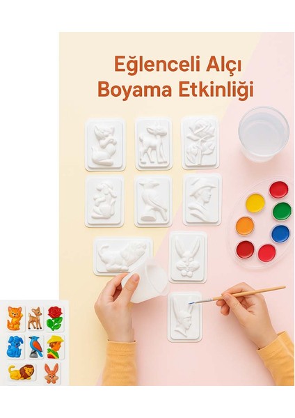 8 Farklı Model Küçük Boy Alçı Kalıbı (1 Pakette 8 Adet (Farklı Model)) fiyatları