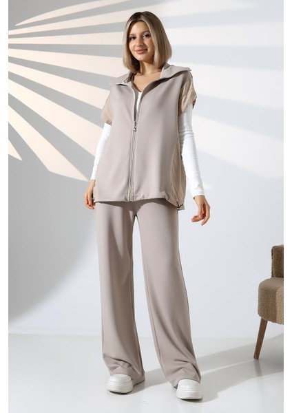 Yelekli Pantolon Oyşo Modal Ikili Takım fırsatları
