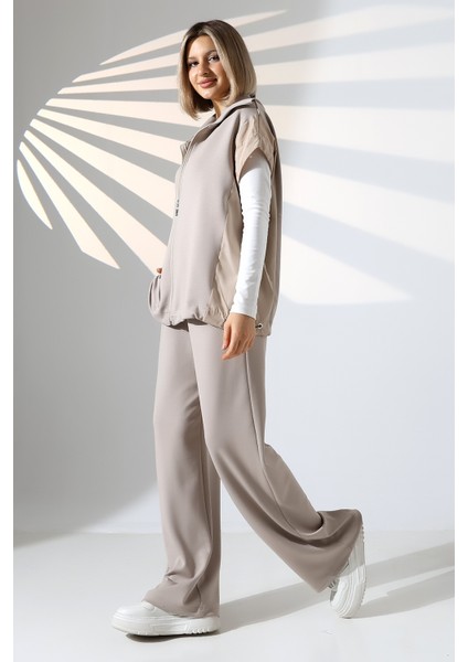 Yelekli Pantolon Oyşo Modal Ikili Takım indirimleri