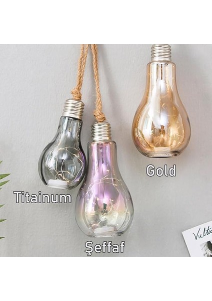Sarkıt Lamba, Ampul, LED Işık Zinciri, Pilli, Tekstil Kablo, Asma Lamba, Elektriksiz Pille Çalışır, Bahçe Lambası, Fener, Doğum Günü, Düğün, Noel Için Aydınlatma KX015 (Gold) fiyatları