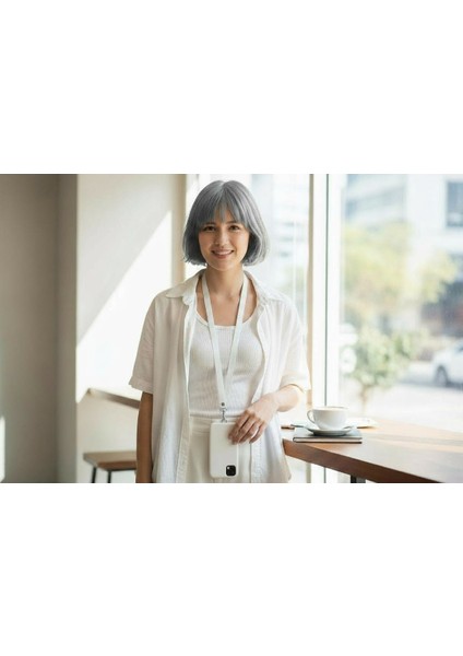 Telefon ve Çanta Için Taşıma Kayışı Beyaz Crossbody (Ayarlanabilir) Tüm Kılıflara Uyumlu fiyatları