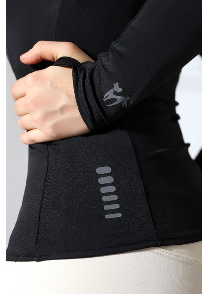 Kadın Dar Kesim Fermuarlı Range Rover Ceket