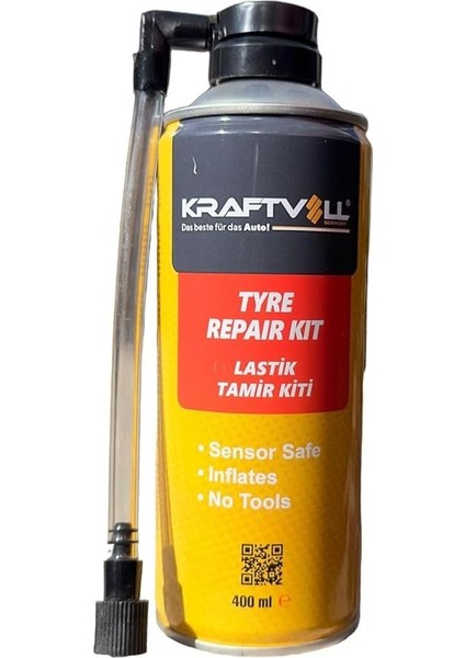 Kraftvoll Lastik Tamir Köpüğü Kiti 400 ml