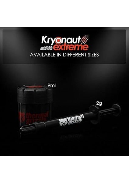 Grizzly 33.84GR Kryonaut Extreme Yüksek Kaliteli Termal Macun (TG-KE-090-R) modelleri
