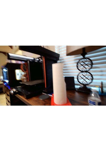 Duvara Monte Edilebilir Kağıt Havlu Tutucu (Sadece Plastik Aparattır!!!) 3D