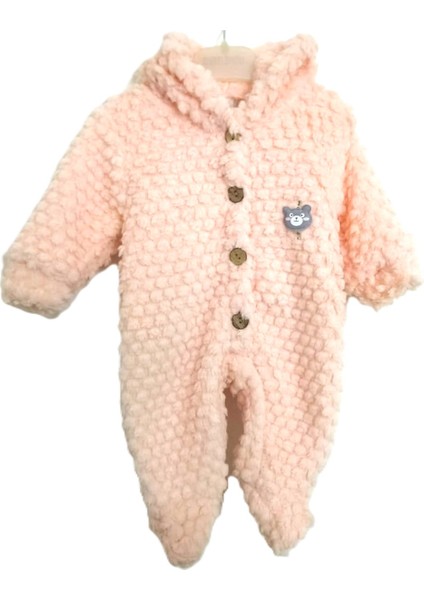 My Baby Kumsal Ayıcık Kelebek ve Petek Desenli Kapişonlu Polar Bebe Tulumu Dandini fiyatları