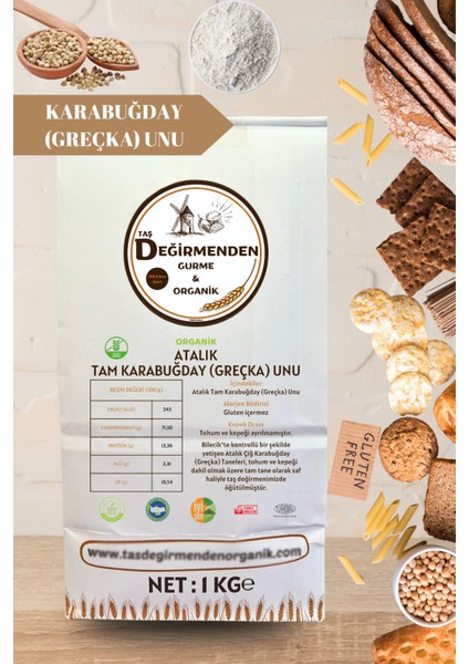 Atalık Karabuğday (Greçka) Unu (Gluten İçermez) - 1 Kilo fiyatları