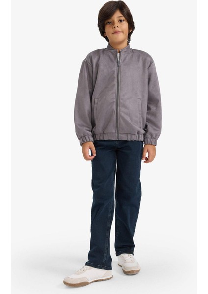 Erkek Çocuk Kolej Yaka Fermuarlı Bomber Ceket G3873A825WN fiyatları