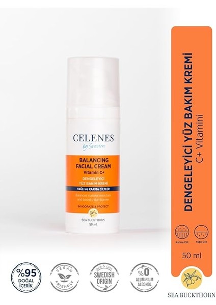 Sea Buckthorn Dengeleyici Yüz Bakım Kremi Yağlı/karma Ciltler (50 Ml) fiyatları