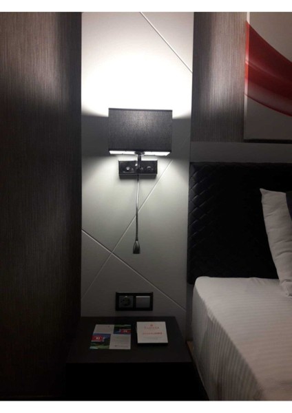 Yatak Başı Okuma Lambalı Abajurlu Ledli Aplik Hotel Yatakodası fiyatları