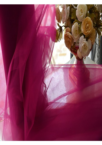 Kristaltül 150 x 100 cm Fuşya fiyatları