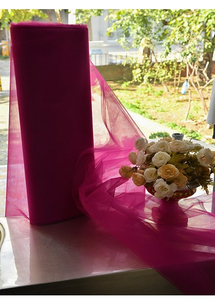 Kristaltül 150 x 100 cm Fuşya fırsatları