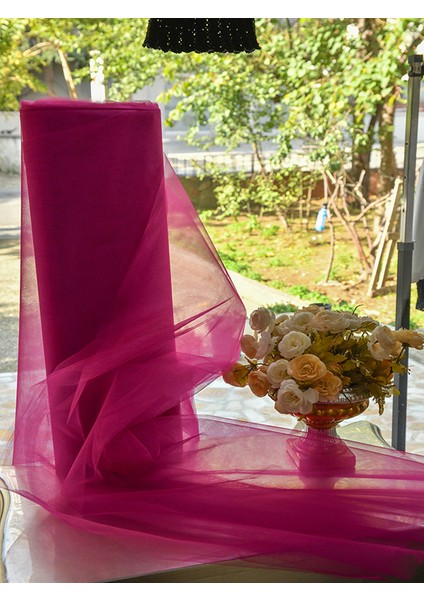 Kristaltül 150 x 100 cm Fuşya indirimleri