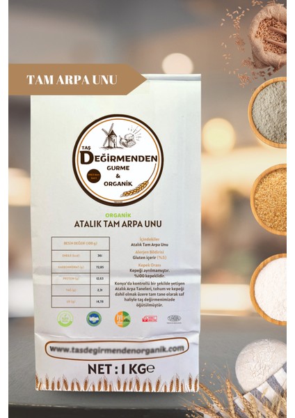 Atalık Tam Arpa Unu - 1 Kilo fiyatları