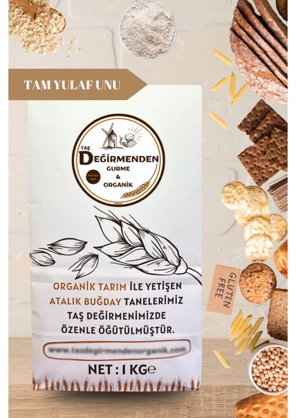 Atalık Tam Yulaf Unu (Gluten İçermez) - 1 Kilo