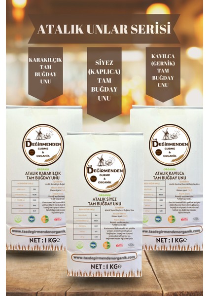 Atalık Unlar Seti 1 (Siyez-Karakılçık-Kavılca)